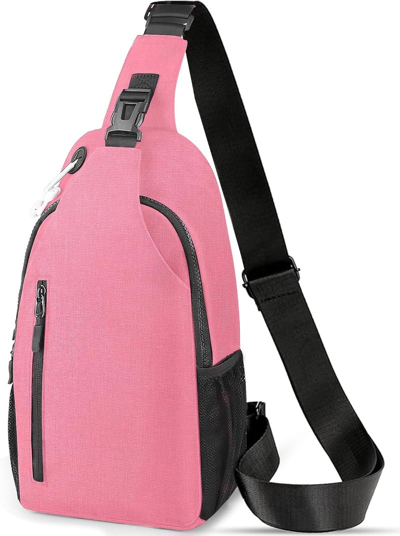 HSEEC Crossbody Sling Bag for Women & Men, Waterproof Sling Backpack, Lightweight Shoulder Chest Bag for Hiking, Travel - Image 1